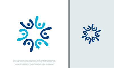 Human Resources Consulting Company, Global Community Logo. Social Networking logo designs.