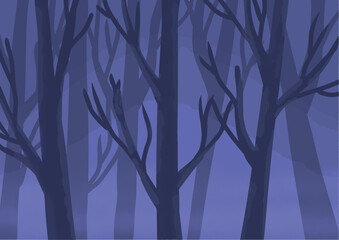 abstract background with trees