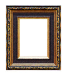 Framework in antique style. Vintage picture frame isolated on a transparent background in PNG format - 529281717