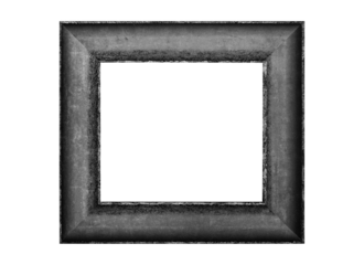 Framework in antique style. Vintage picture frame isolated on a transparent background in PNG format