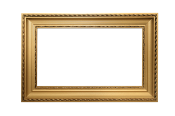 gold wooden frame