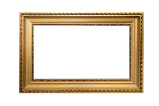 gold wooden frame