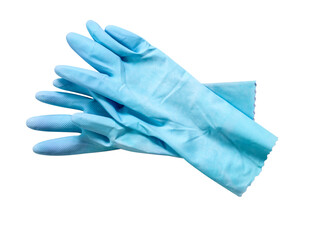 Pair of rubber gloves