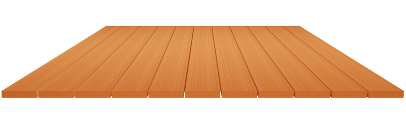 wooden pedestal 3d illustration