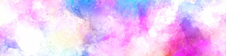 Panorama landscape background template for banners, posters, events, advertising, and graphic designing works, insert picture or text with copy space
