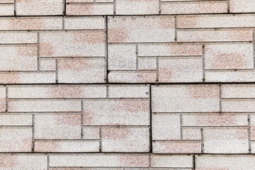 Composite siding on old building.