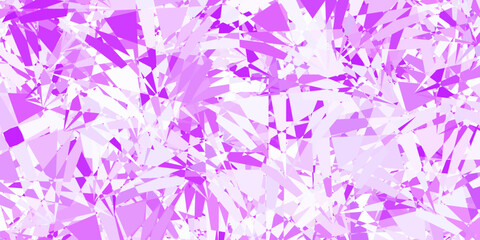 Fototapeta na wymiar Light Purple vector background with polygonal forms.
