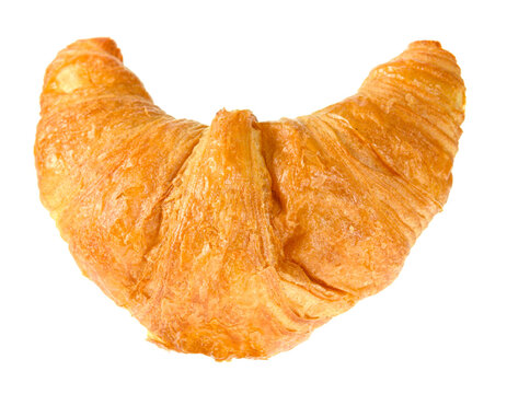 fresh croissant isolated
