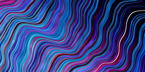 Obraz premium Dark Blue, Red vector background with lines.