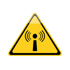 Wi-Fi or connection sign. Vector illustration