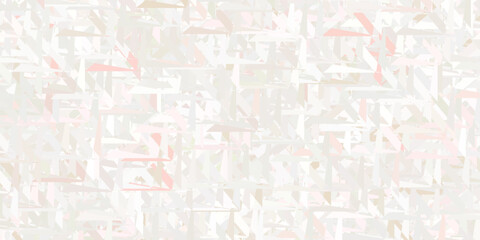 Light pink, green vector pattern with polygonal shapes.