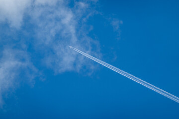 airplane flying in the sky