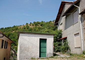 A small house in a small village in the Ligurian hinterland