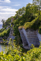 Cliffs with trees on top