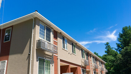 アパートのある風景