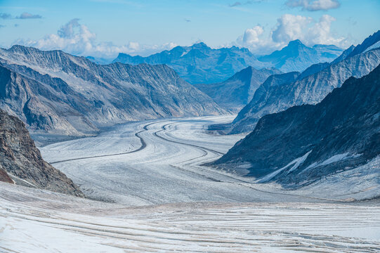 Aletsch Glacier at Jungfraujoch