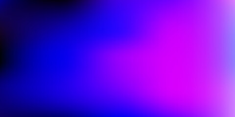 Dark purple, pink vector gradient blur background.