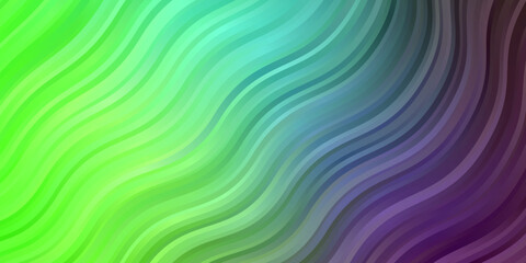 Light Pink, Green vector texture with circular arc.