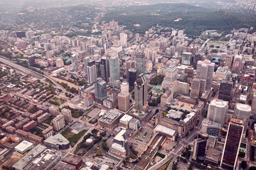 Aerial view of cityscape