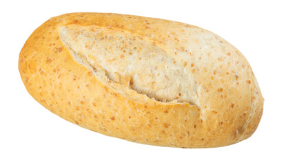 Whole Grain French Bread isolated on white Background