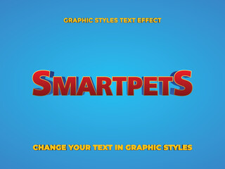 SMART PETS LOGO GRAPHIC STYLES TEXT EFFECT