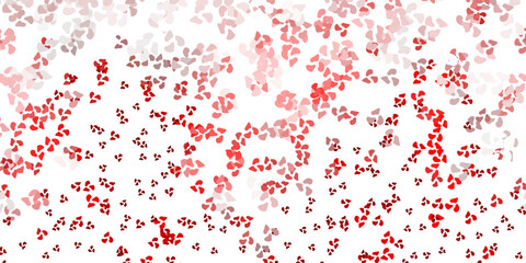 Obraz premium Light red vector template with abstract forms.