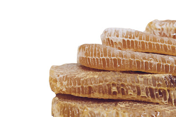 hexagon structure of  honeycomb from bee hive