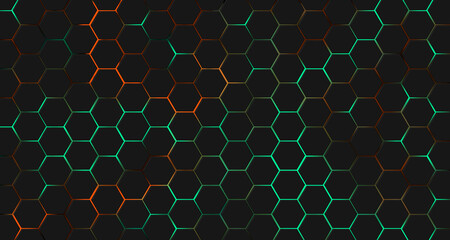 3d rendering Geometric wallpaper background 