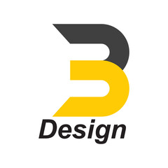 letter b logo symbol design