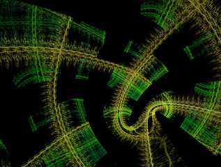 Imaginatory fractal abstract background Image