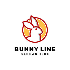 bunny logo design