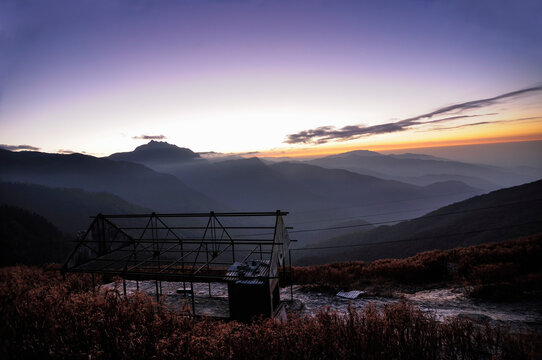 Dawn at Lungthang, Sikkim, India