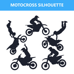Motocross Silhouette illustration