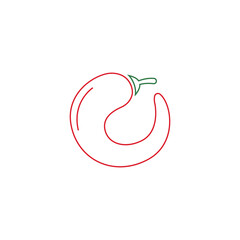 Chili icon logo design