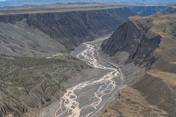 river valley in Xinjiang China