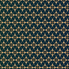 Luxury vector pattern design, natural luxury stylish modern pattern. Geometric seamless floral black & gold pattern design.