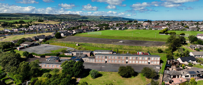 Aerial Photo Of St Anthony's Primary School Larne County Antrim Northern Ireland Uk