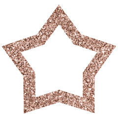 Shiny glitter star. Celestial element. Transparent PNG Clipart