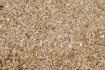 The texture of sawdust left after sawing wood.