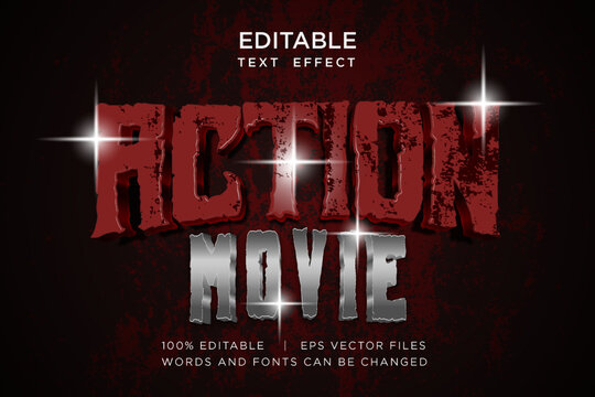 Action Movie Text Effect