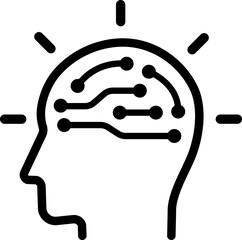 AI ( arttificial intelligence) icon (png)
