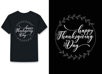 Thanksgiving day t-shirt design 