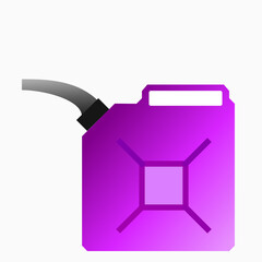 Obraz premium oil can isolated on white