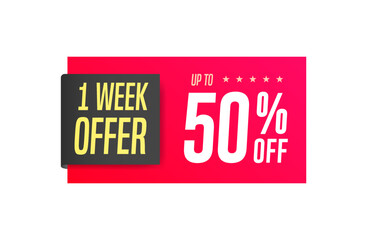 1 Week Offer Up To 50% Off Shopping Label