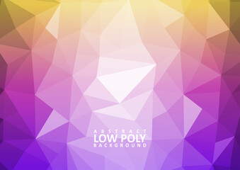 Fototapeta premium abstract low poly background with triangle shapes