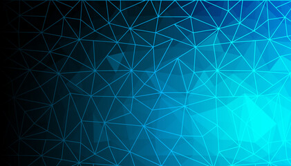 Fototapeta premium abstract low poly background with triangle shapes