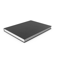 black book isolated on white