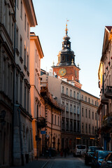 Fototapeta na wymiar old town square Krakow