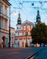 Obraz premium old town square Krakow