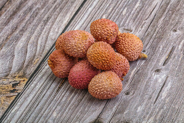 Tropical sweet exotic fruit lychee